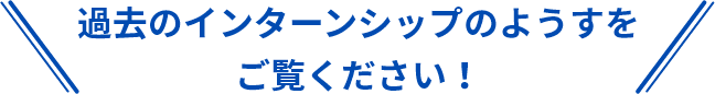 過去のインターンシップのようすをご覧ください!