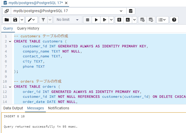 Screenshot of pgAdmin4-2