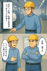 ブログマンガ1，2コマめ