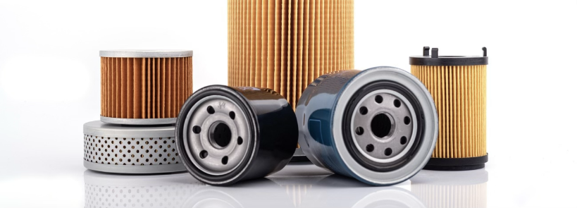 What is the ideal highly oil-resistant sheet material for fuel filters?