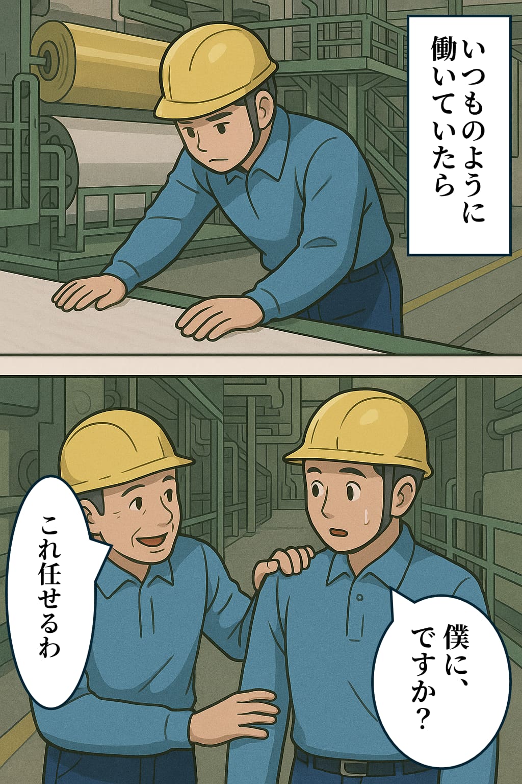 1,2コマ目