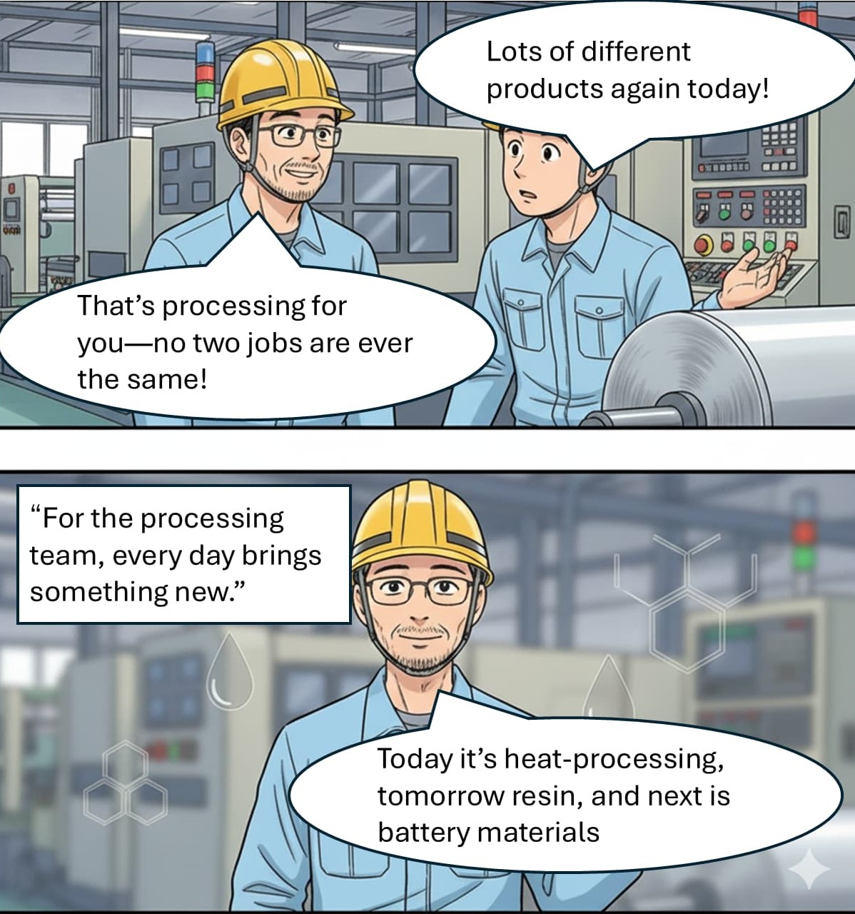 ”4panel-comic”Production-sites-ability-to-adjust | HIROSE PAPER MFG. CO ...