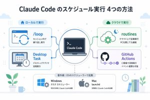 Claude Codeのスケジュール実行図解